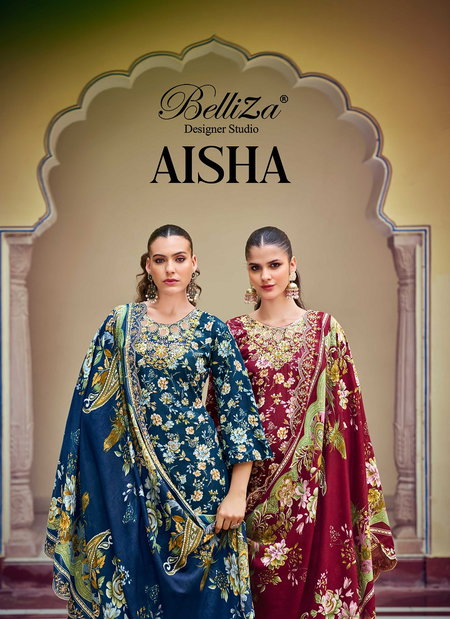 Aisha Vol 4 By Belliza Cotton Printed Dress Material Wholesalers In Surat

